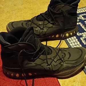adidas Black High-Top Athletic Shoes